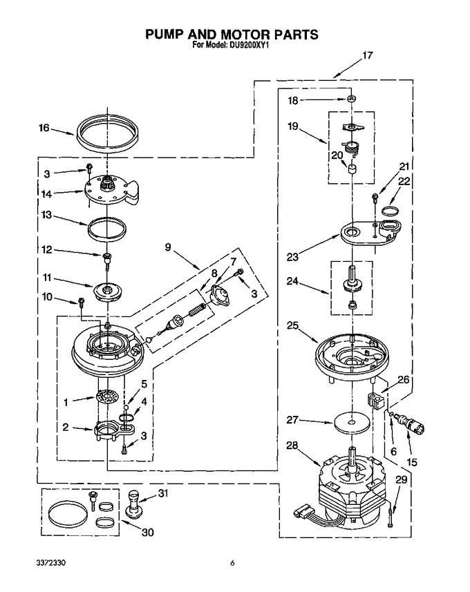 Diagram for DU9200XY1