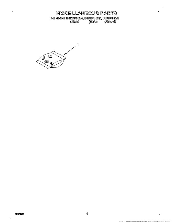 Diagram for DU920PFGB0