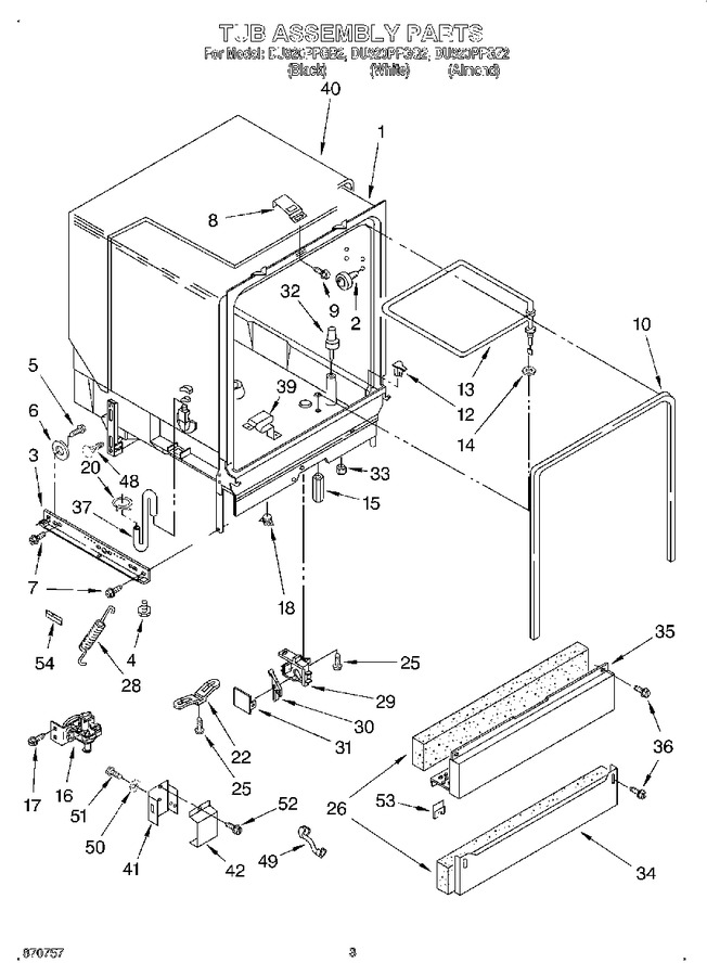 Diagram for DU920PFGB2