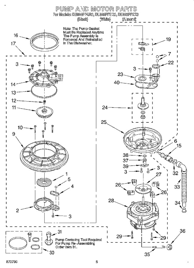 Diagram for DU920PFGQ3