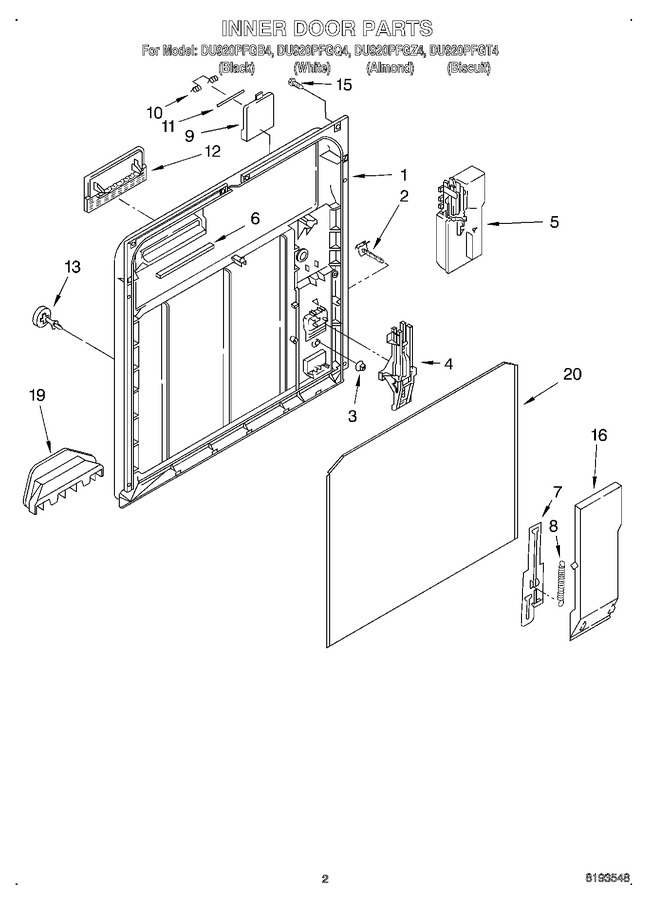 Diagram for DU920PFGQ4