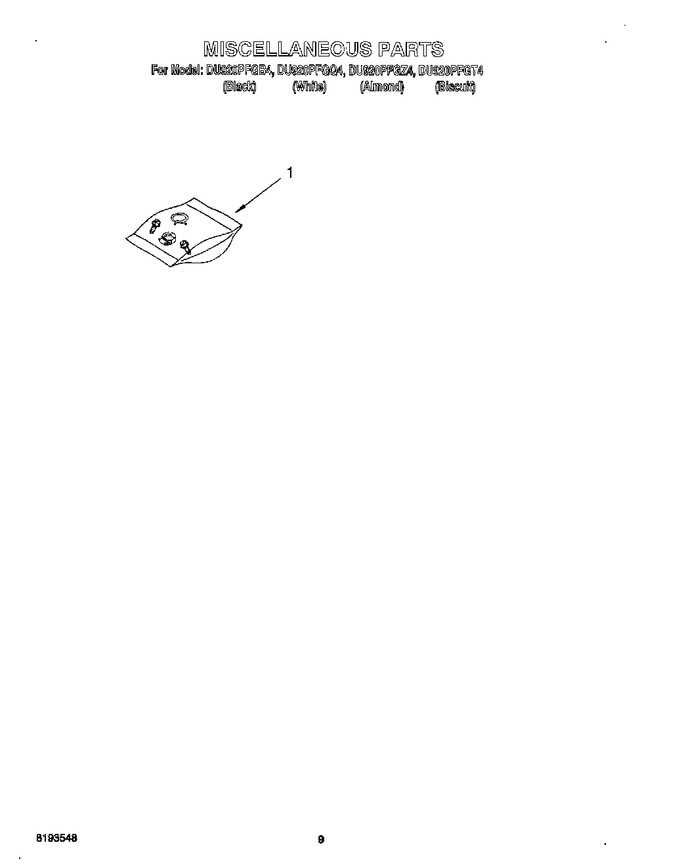 Diagram for DU920PFGQ4