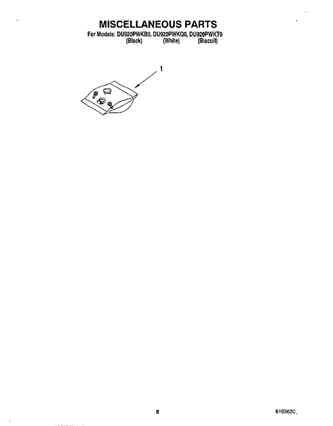 Diagram for DU920PWKT0