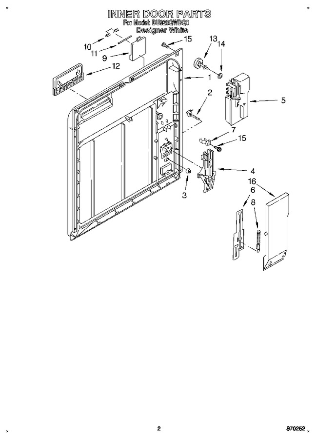 Diagram for DU920QWDQ0