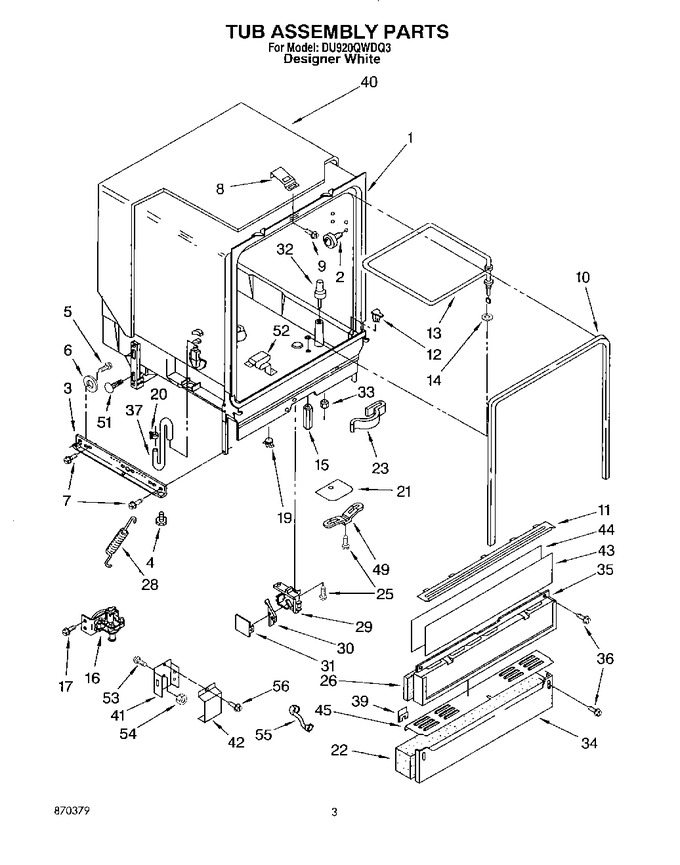 Diagram for DU920QWDQ3