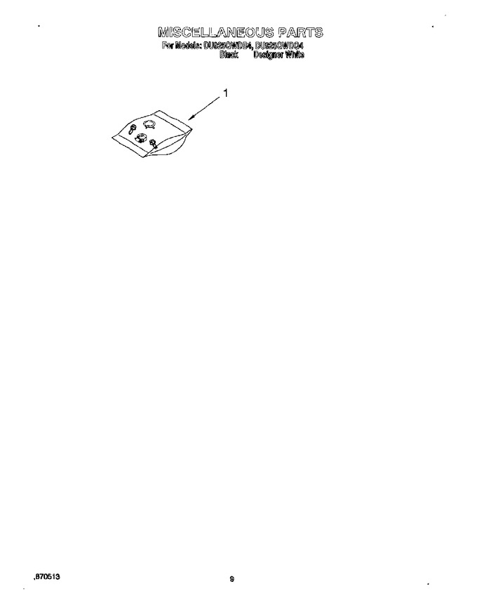 Diagram for DU925QWDB4