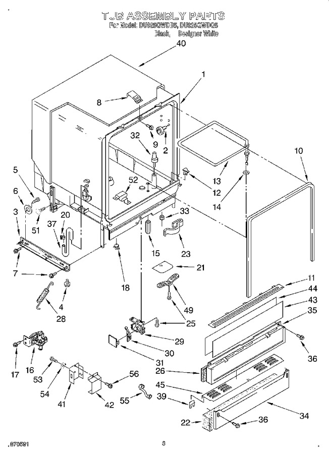 Diagram for DU925QWDB5
