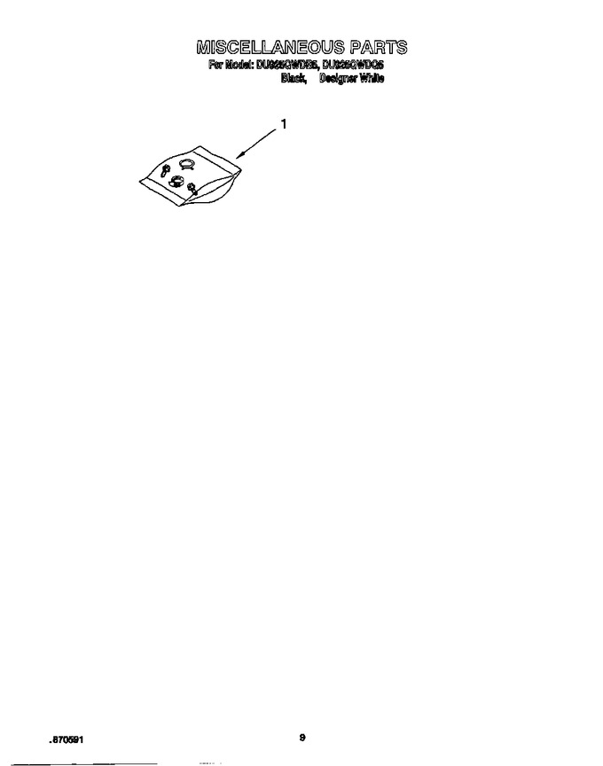 Diagram for DU925QWDB5