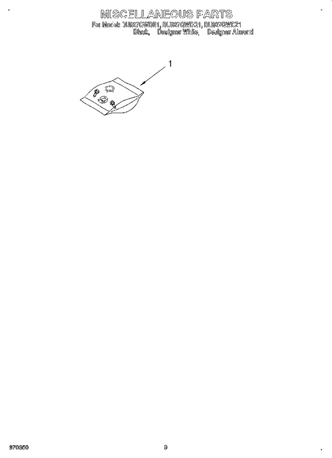Diagram for DU927QWDZ1
