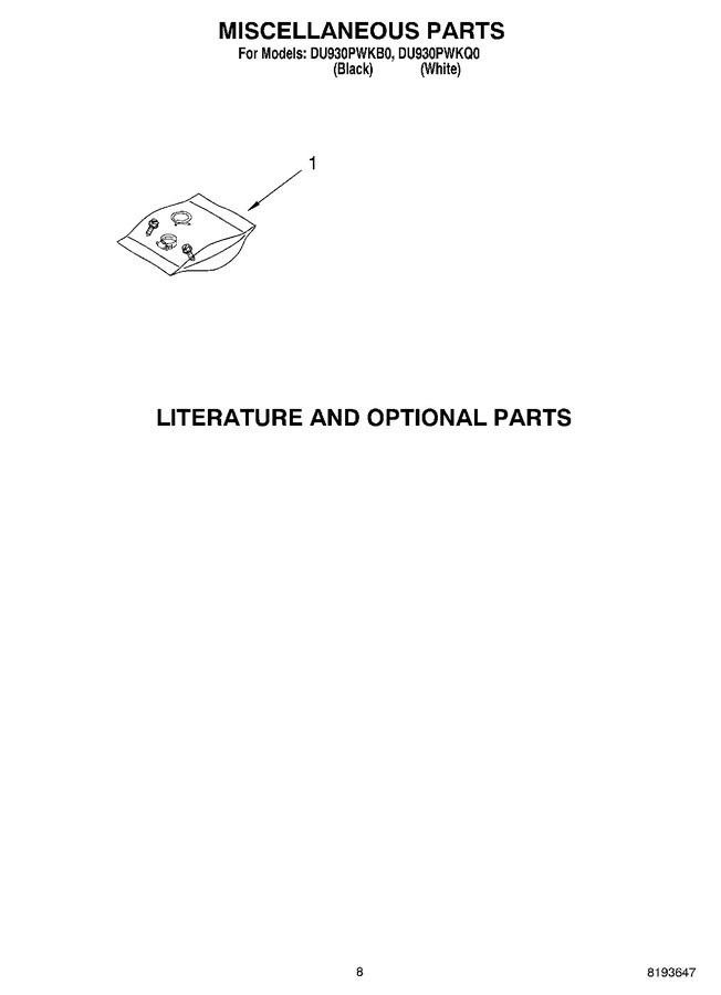 Diagram for DU930PWKQ0