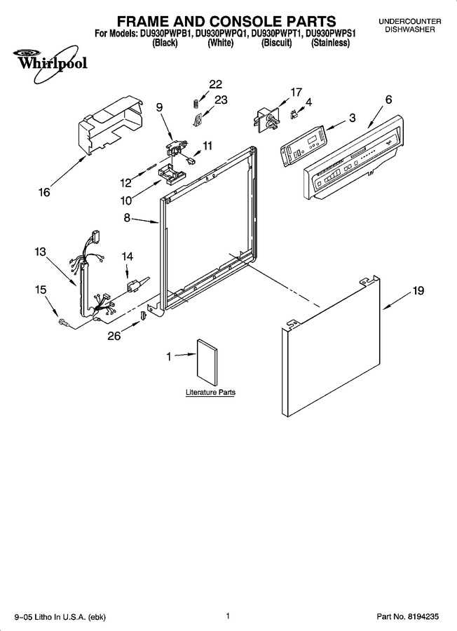 Diagram for DU930PWPS1