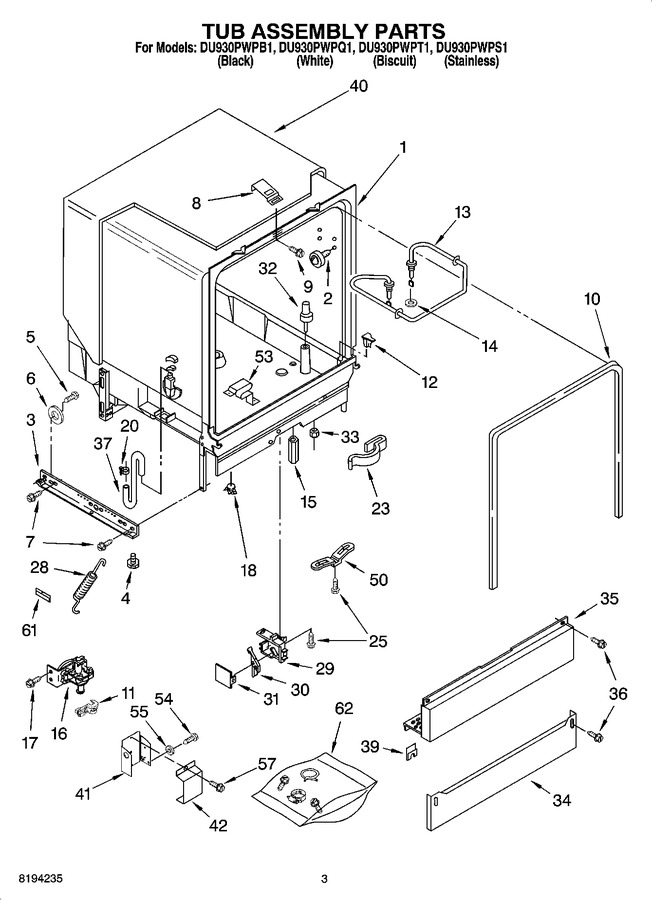 Diagram for DU930PWPT1