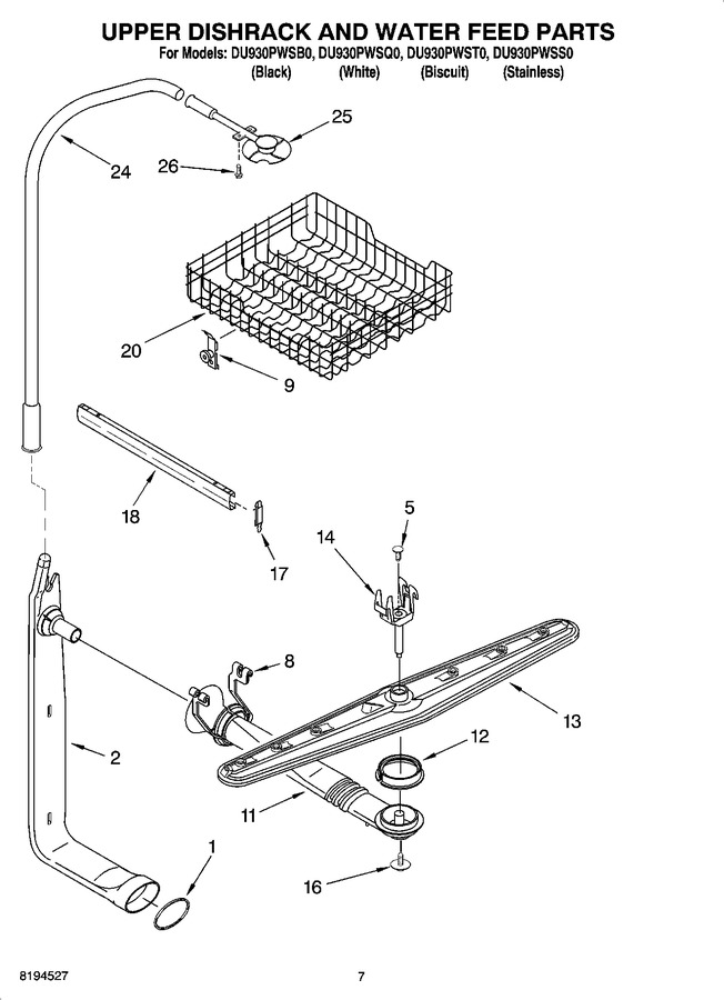 Diagram for DU930PWSB0