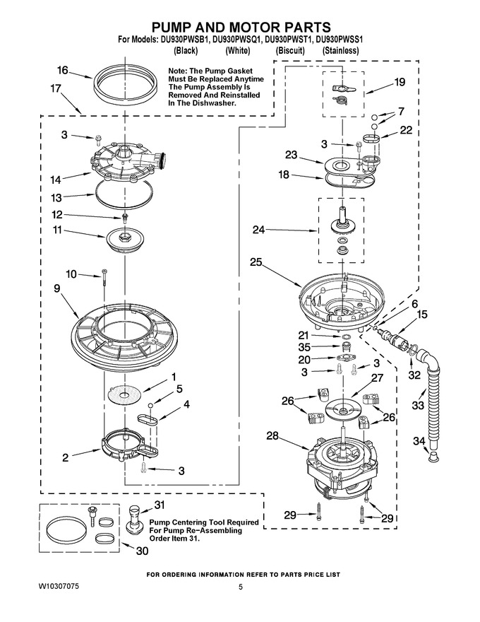 Diagram for DU930PWST1