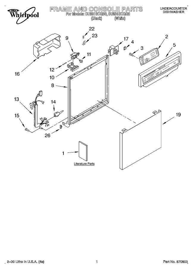 Diagram for DU931SCGB0