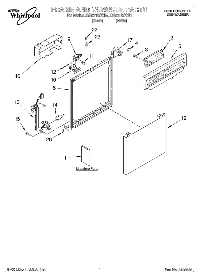 Diagram for DU931SCGQ1