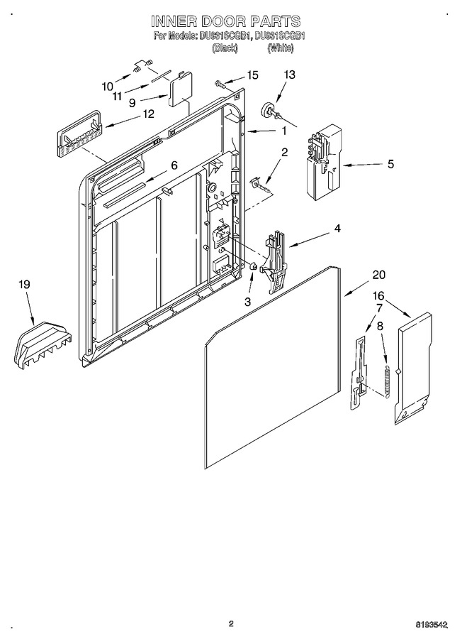 Diagram for DU931SCGQ1