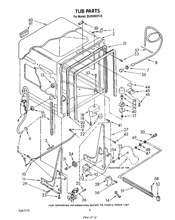 Diagram for DU9400XT0
