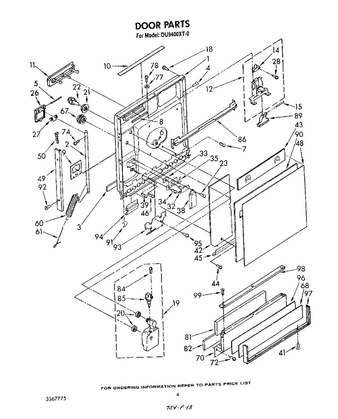 Diagram for DU9400XT0