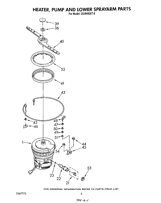 Diagram for DU9400XT0