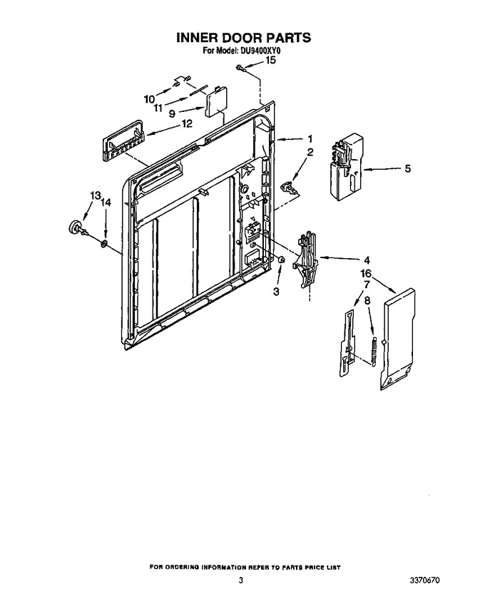 Diagram for DU9400XY0