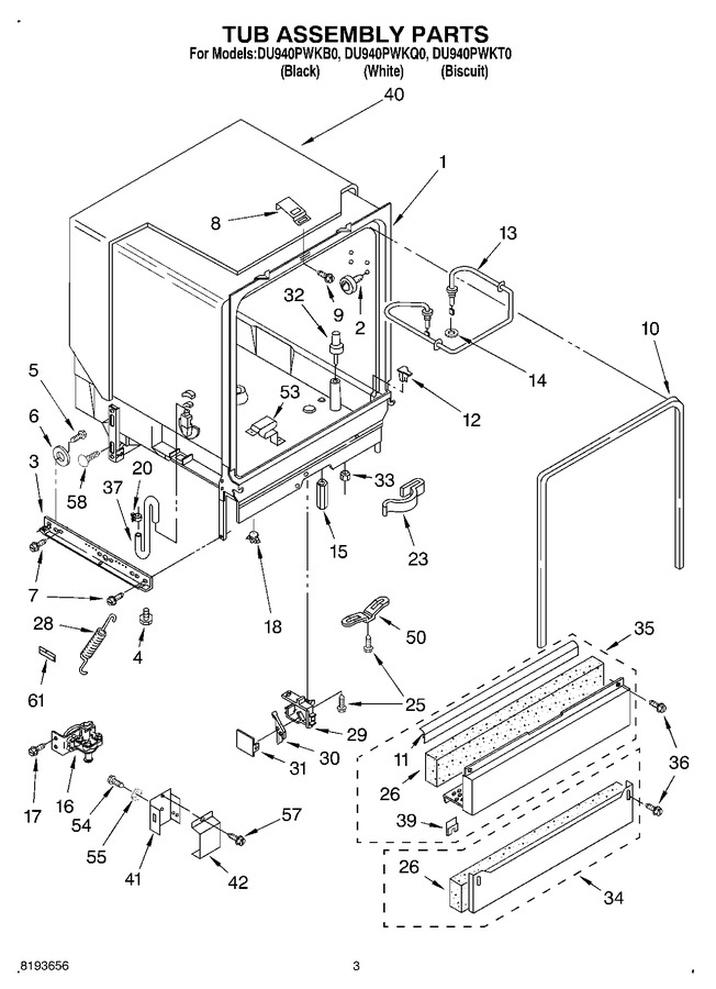 Diagram for DU940PWKB0