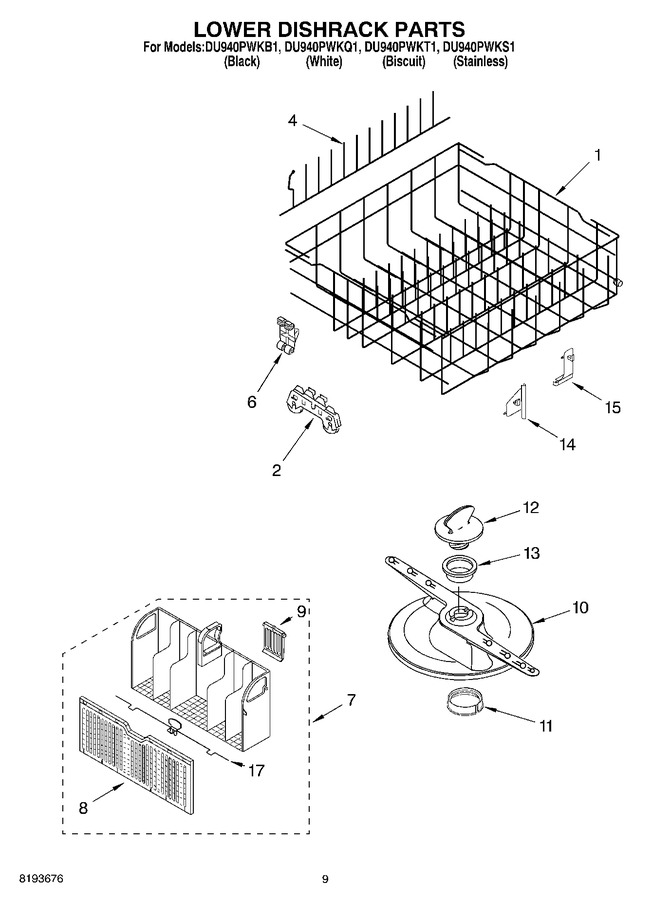 Diagram for DU940PWKS1
