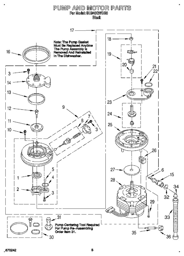 Diagram for DU940QWDB0