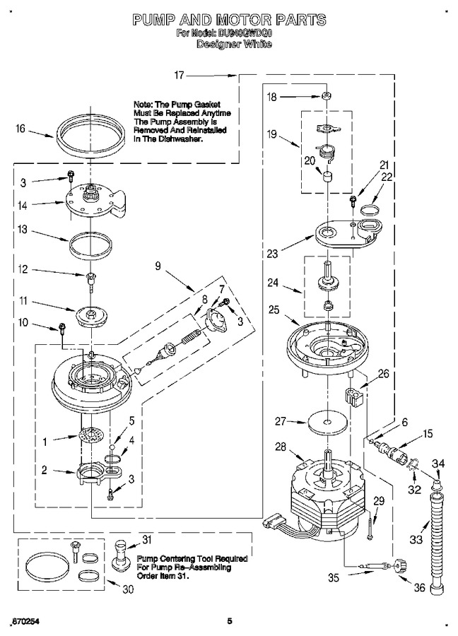 Diagram for DU940QWDQ0
