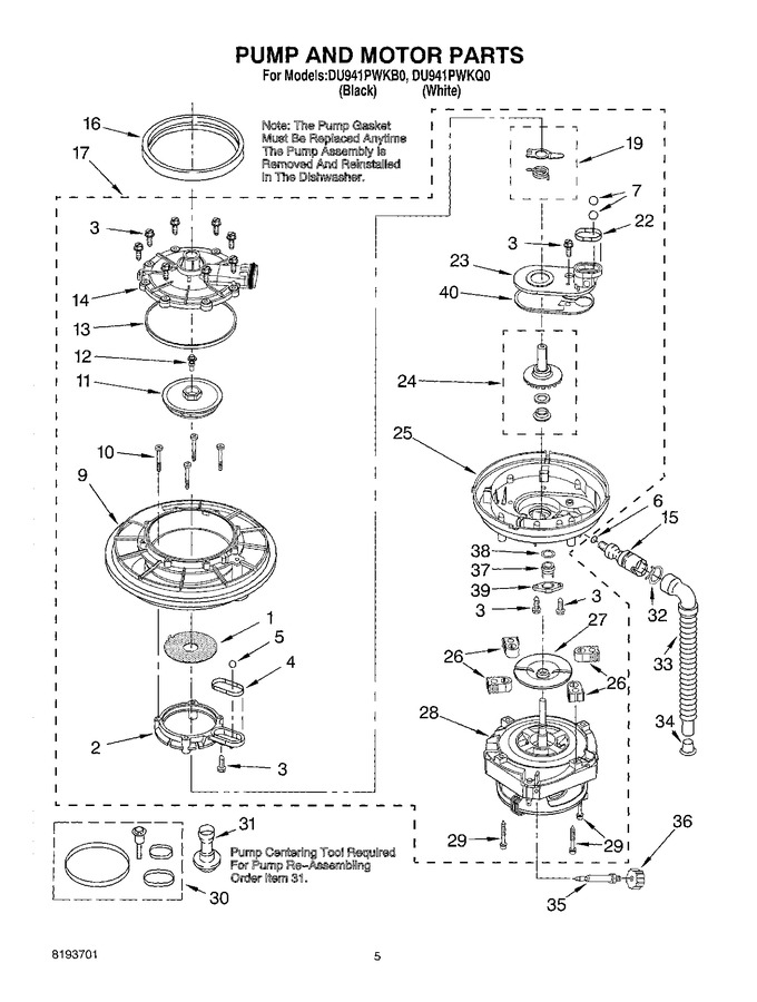 Diagram for DU941PWKQ0