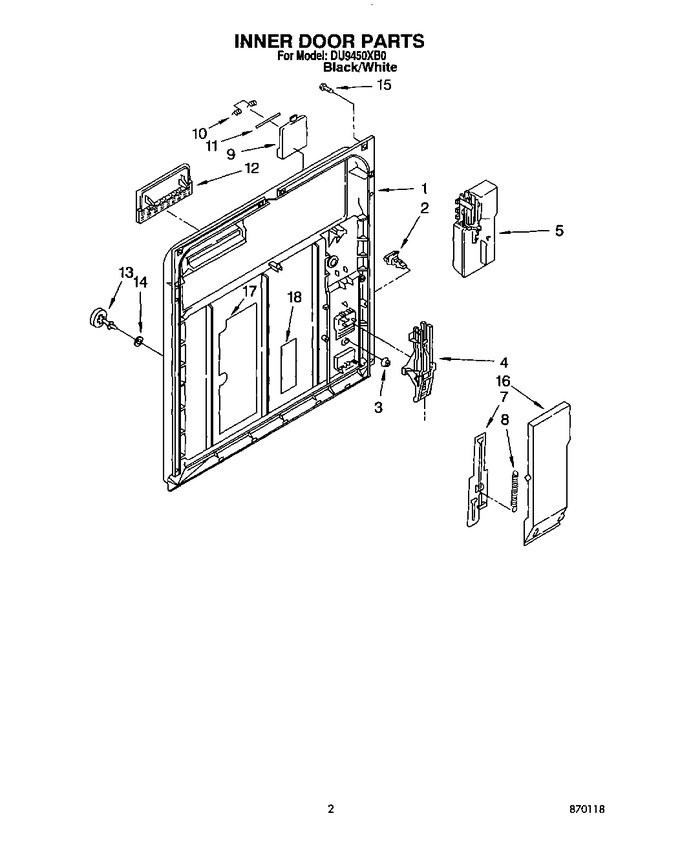 Diagram for DU9450XB0