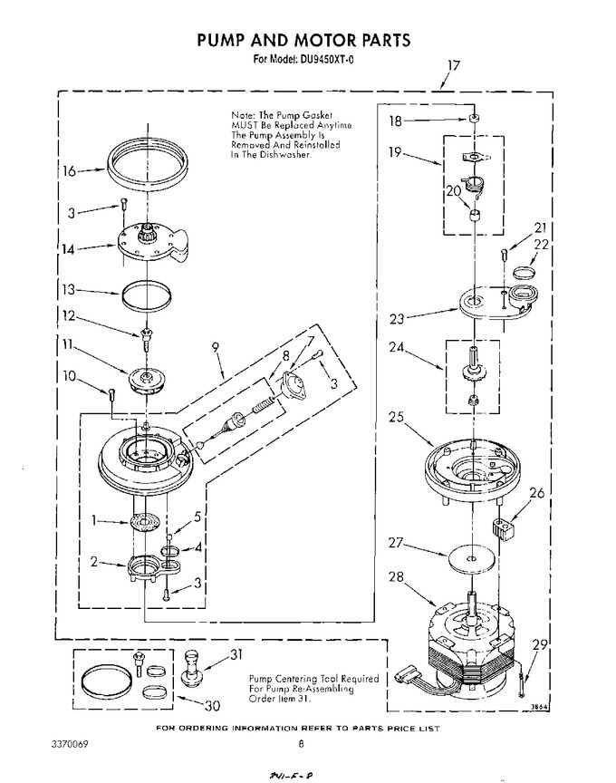 Diagram for DU9450XT0