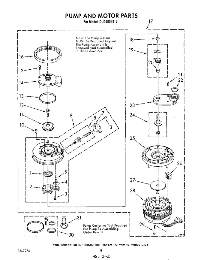 Diagram for DU9450XT2