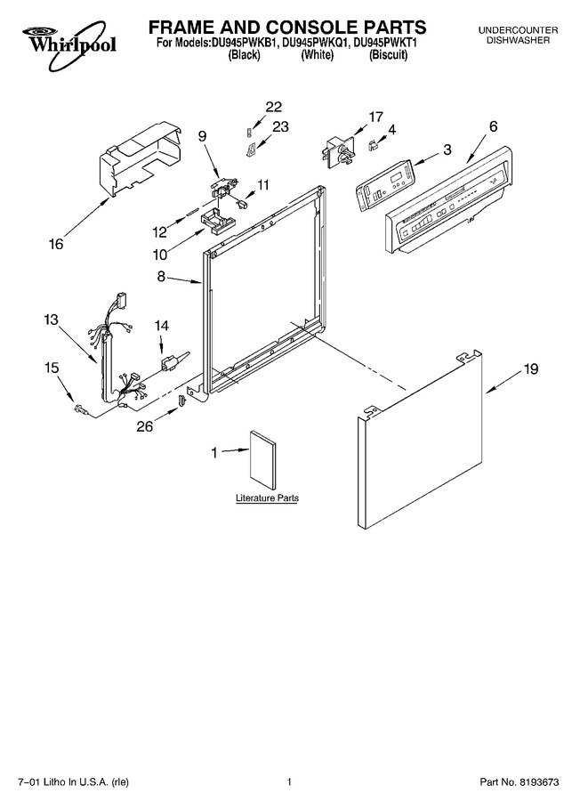 Diagram for DU945PWKT1