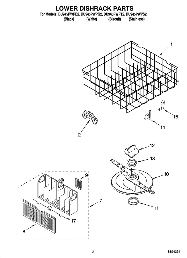 Diagram for DU945PWPS2