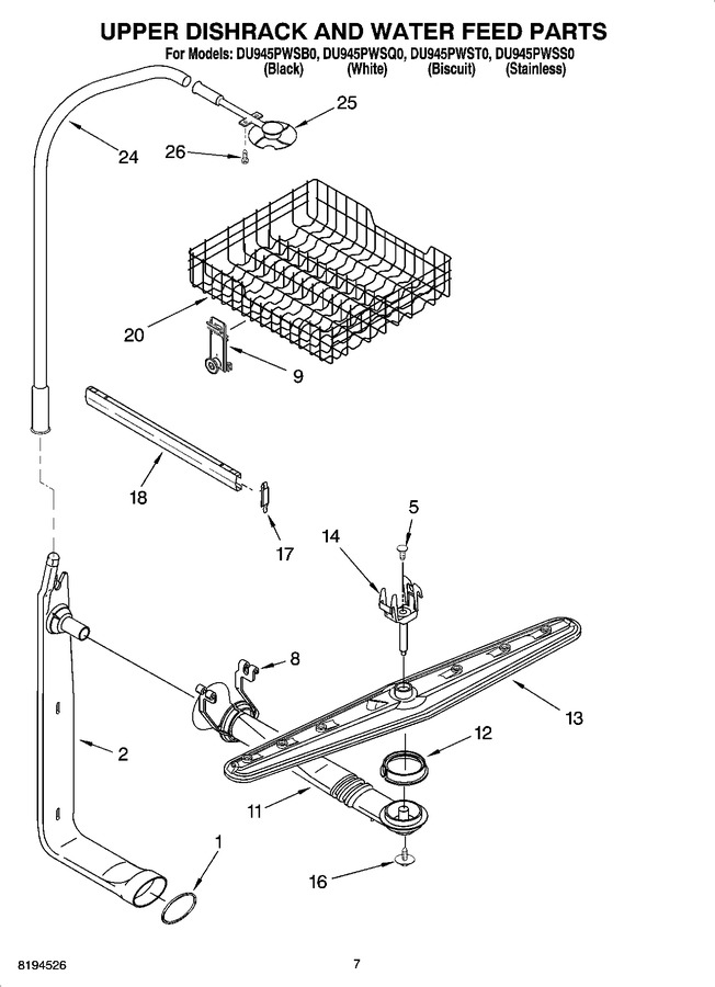 Diagram for DU945PWSS0