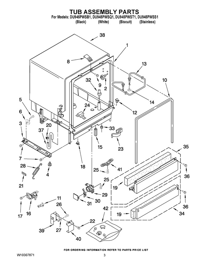 Diagram for DU945PWSB1