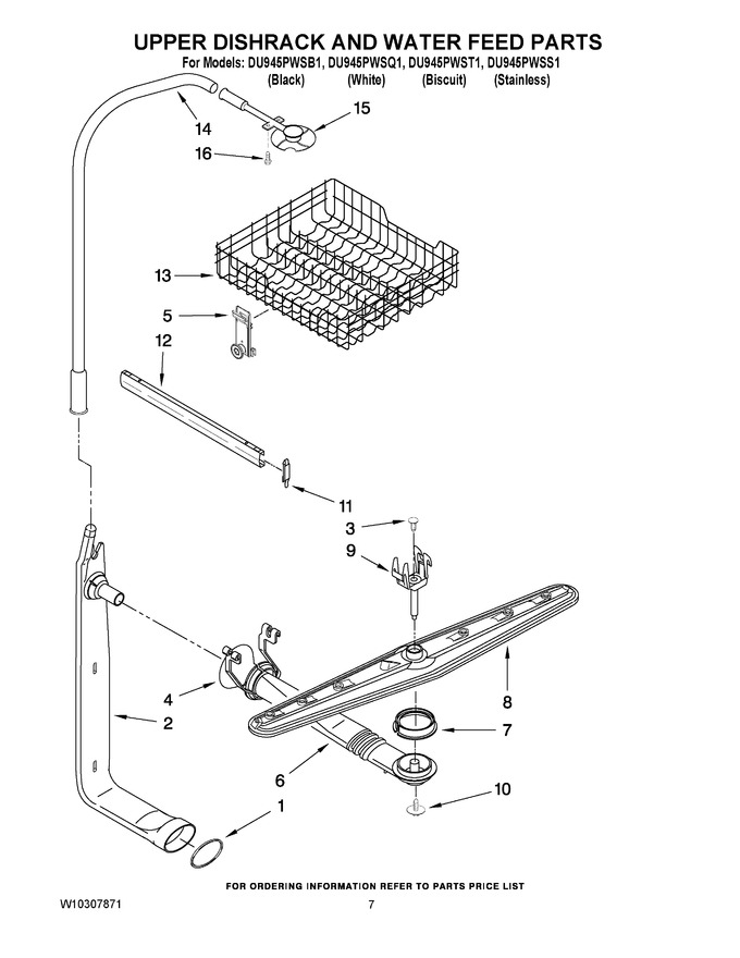 Diagram for DU945PWSB1