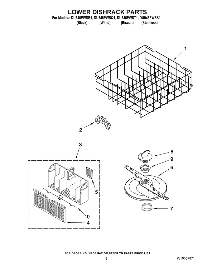 Diagram for DU945PWSB1