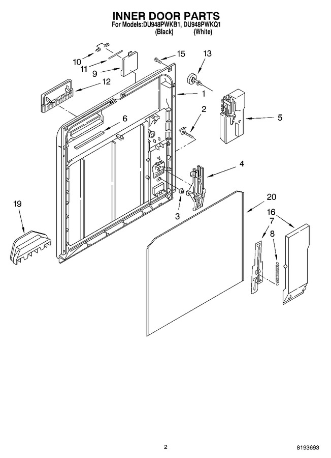 Diagram for DU948PWKQ1