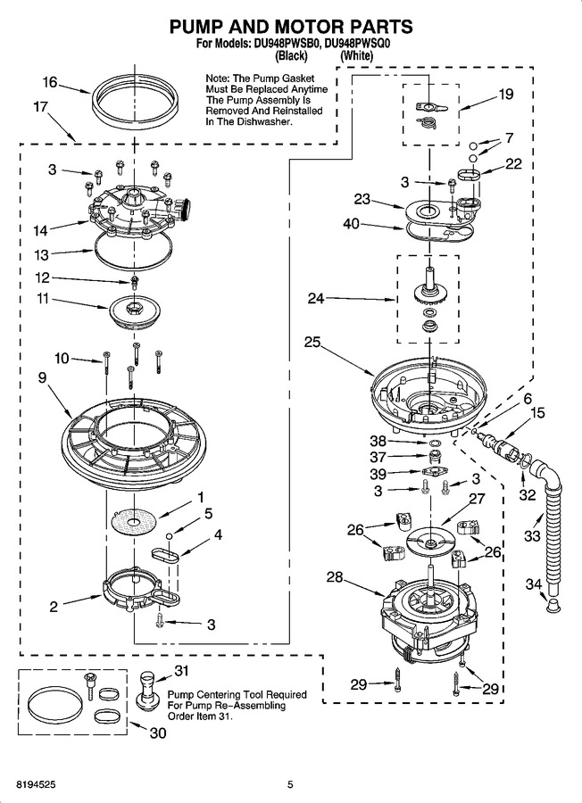 Diagram for DU948PWSQ0