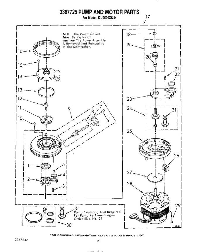 Diagram for DU9500XS0