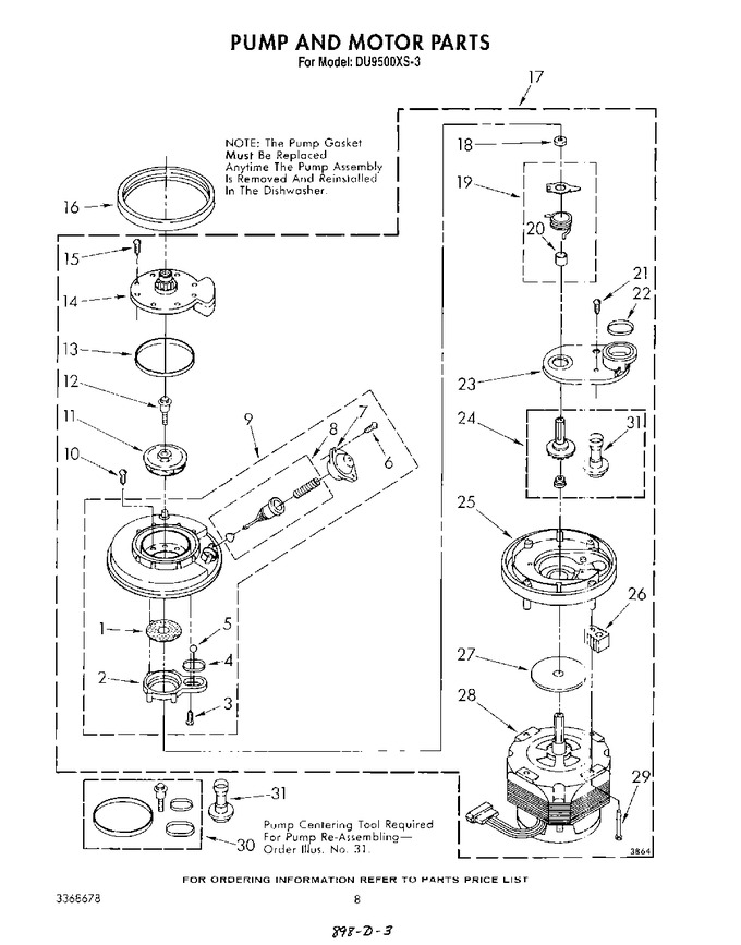 Diagram for DU9500XS3