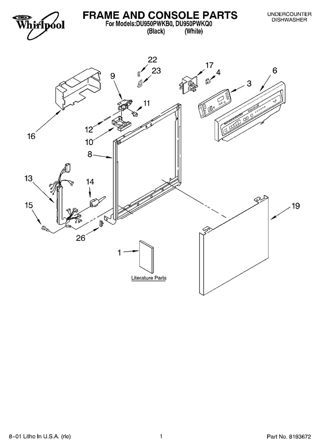 Diagram for DU950PWKQ0