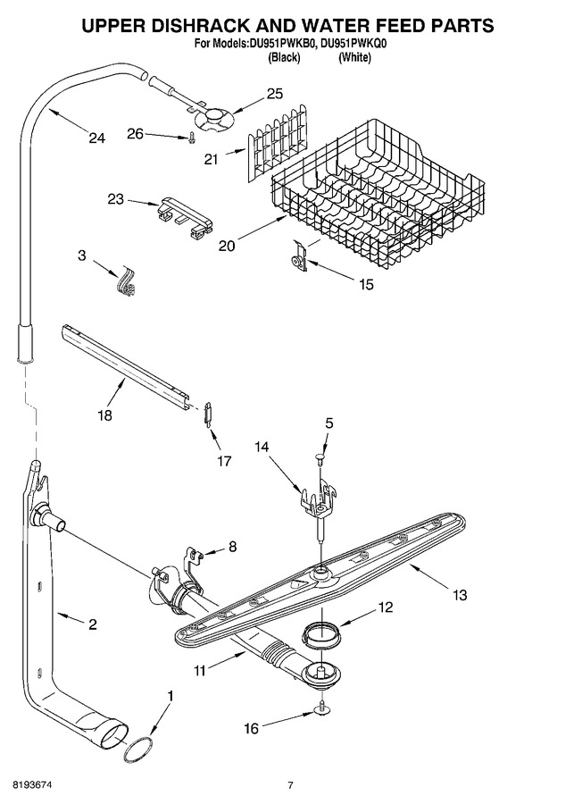 Diagram for DU951PWKQ0