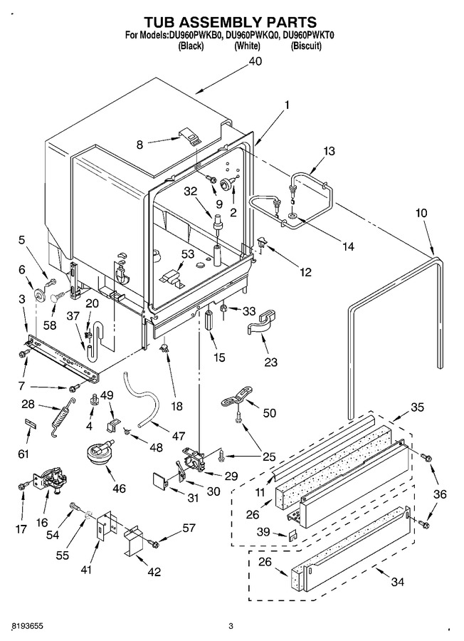 Diagram for DU960PWKT0