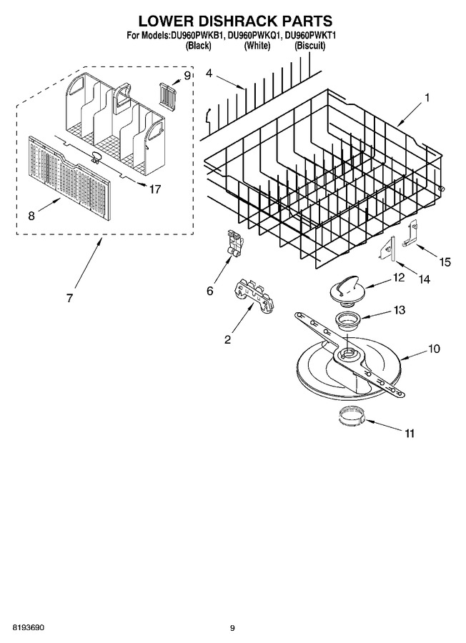 Diagram for DU960PWKT1