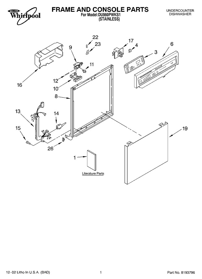 Diagram for DU960PWKS1