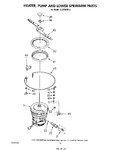 Diagram for 04 - Heater, Pump And Lower Spray Arm
