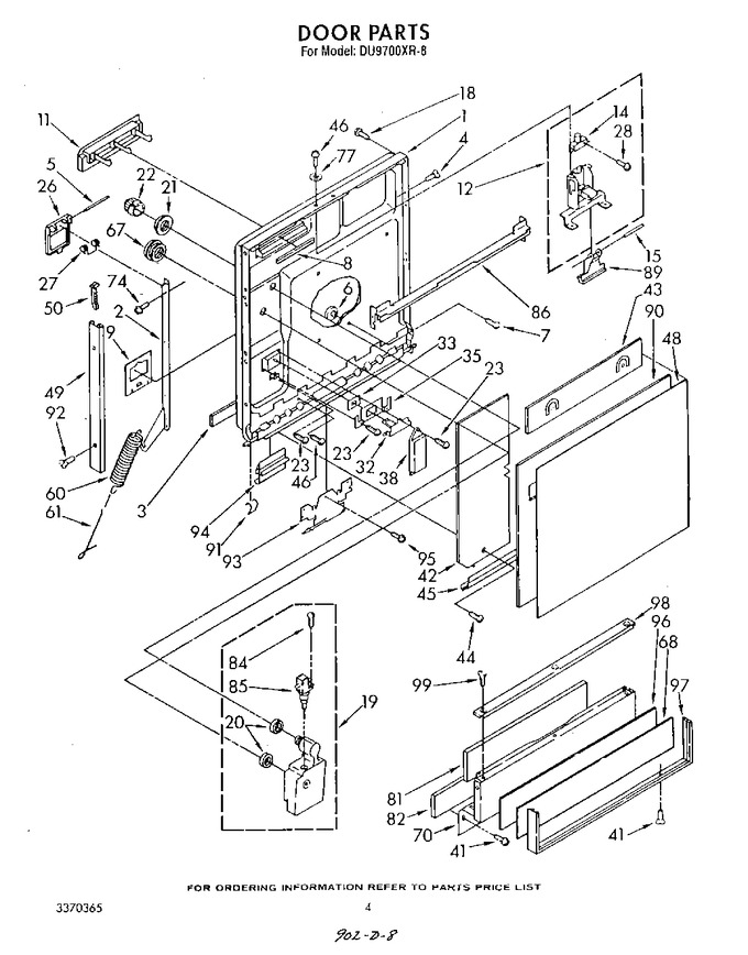 Diagram for DU9700XR8